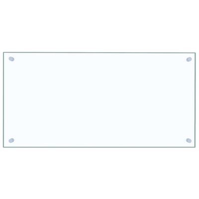 vidaXL Kitchen Backsplashes 2 pcs Transparent 80x40 cm Tempered Glass, Transparent vidaXL Kitchen Backsplashes 2 pcs Transparent 80x40 cm Tempered Glass