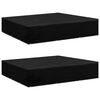 vidaXL Garden Furniture Cover | Set of 2 | Black | Polyethylene | 250 x 250 cm