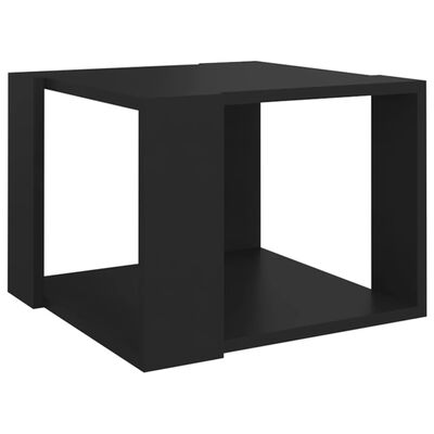 vidaXL Coffee Table Black 40x40x30 cm Engineered Wood, black vidaXL Coffee Table Black 40x40x30 cm Engineered Wood