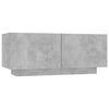 vidaXL Bedside Cabinet Concrete Grey 100x35x40 cm Engineered Wood