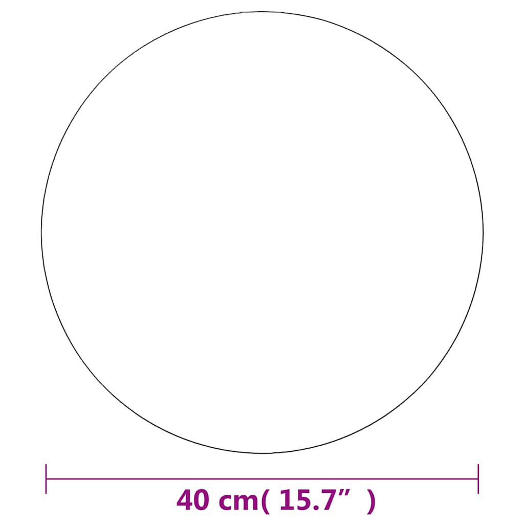 vidaXL Wall Mirror 40 cm Round Glass