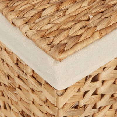 vidaXL Laundry Baskets 2 pcs Water Hyacinth
