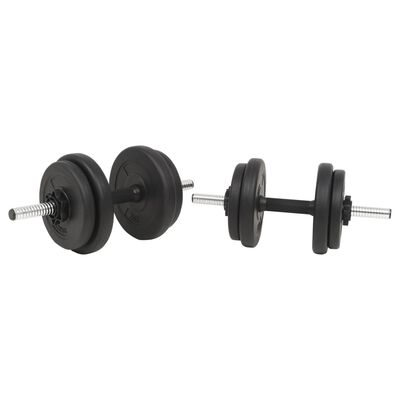 vidaXL Barbell and Dumbbell Set 30 kg,  vidaXL Barbell and Dumbbell Set 30 kg