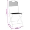 vidaXL 5 Piece Garden Dining Set Expanded Metal Mesh Anthracite