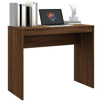 vidaXL Desk Brown Oak 90x40x72 cm Engineered Wood, brown oak vidaXL Desk Brown Oak 90x40x72 cm Engineered Wood