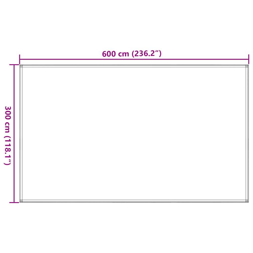 vidaXL Tent Carpet 300x600 cm Anthracite
