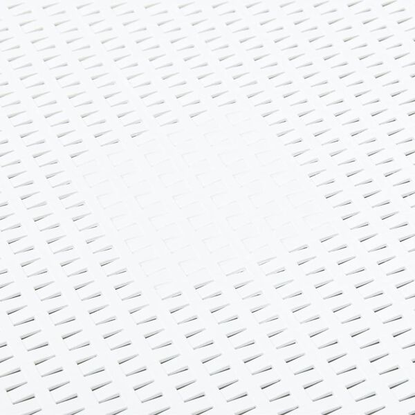 vidaXL Side Table White 54x54x36.5 cm Plastic