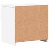 vidaXL Bedside Cabinets 2 pcs White 40x30x39 cm Engineered Wood