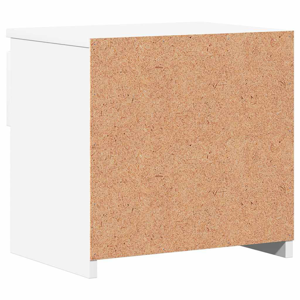vidaXL Bedside Cabinets 2 pcs White 40x30x39 cm Engineered Wood