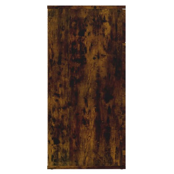vidaXL Sideboard Smoked Oak 80x36x75 cm Engineered Wood