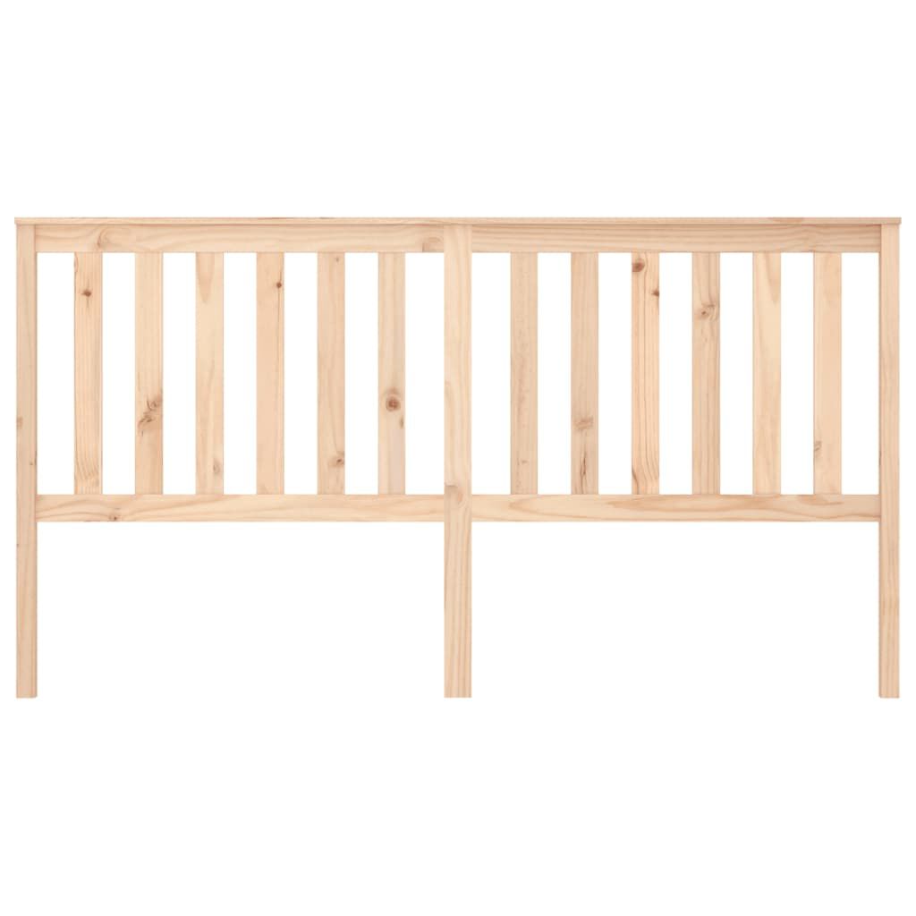 vidaXL Bed Headboard 186x6x101 cm Solid Wood Pine