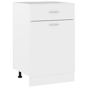 vidaXL Drawer Bottom Cabinet Lyon White 50x46x81.5 cm Engineered Wood
