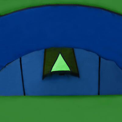 vidaXL Camping Tent 4 Persons Navy Blue/Green, green vidaXL Camping Tent 4 Persons Navy Blue/Green