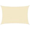 vidaXL Sunshade Sail 160 g/m&sup2; Cream 5x6 m HDPE