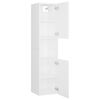 vidaXL Bathroom Cabinet White 30x30x130 cm Engineered Wood