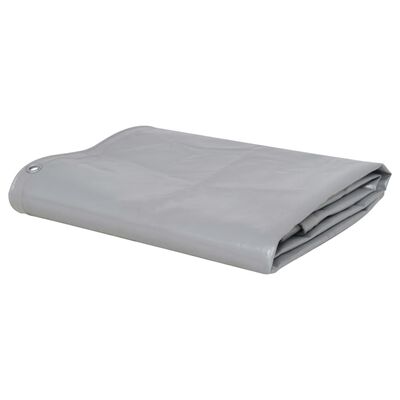 vidaXL Tarpaulin 650 g/m² 2x3 m Grey