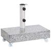 vidaXL Umbrella Base Light Grey 45x25x8,3 cm Granite