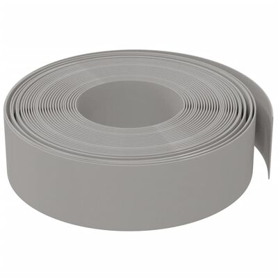 vidaXL Garden Edgings 3 pcs Grey 10 m 15 cm Polyethylene, grey vidaXL Garden Edgings 3 pcs Grey 10 m 15 cm Polyethylene