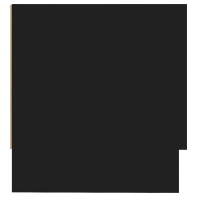 vidaXL Wardrobe Black 100x32.5x35 cm Engineered Wood, black vidaXL Wardrobe Black 100x32.5x35 cm Engineered Wood