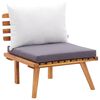 vidaXL 6 Piece Garden Lounge Set Solid Acacia Wood