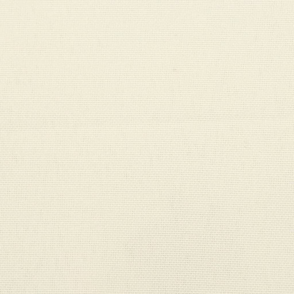 vidaXL Pallet Cushions 2 pcs Cream Fabric