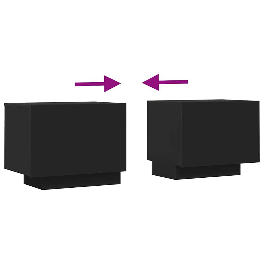 vidaXL TV Cabinet Black 100x35x40 cm Engineered Wood