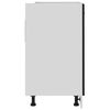 vidaXL Sink Bottom Cabinet Lyon Black 80x46x81.5 cm Engineered Wood
