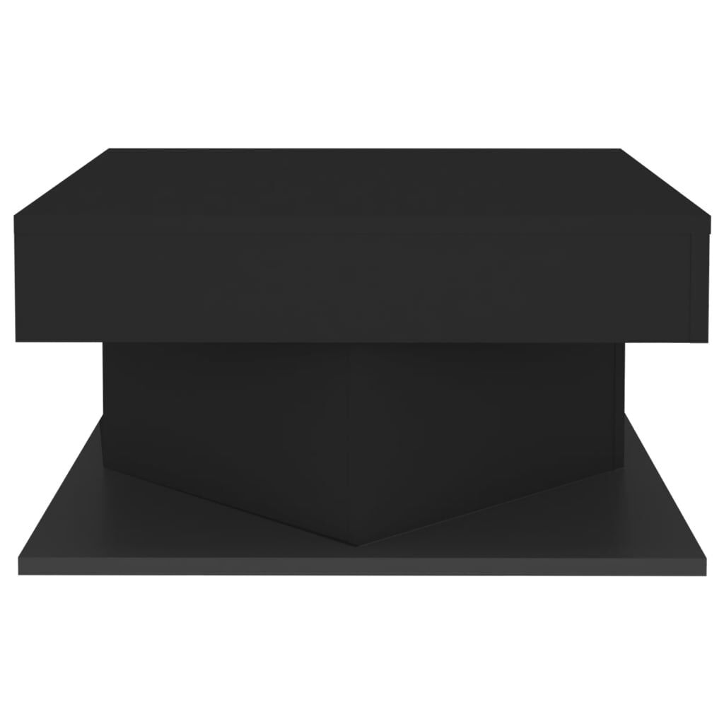 vidaXL Coffee Table Black 57x57x30 cm Engineered Wood