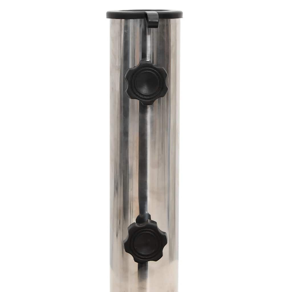 vidaXL Parasol Base Granite 30 kg Round Black