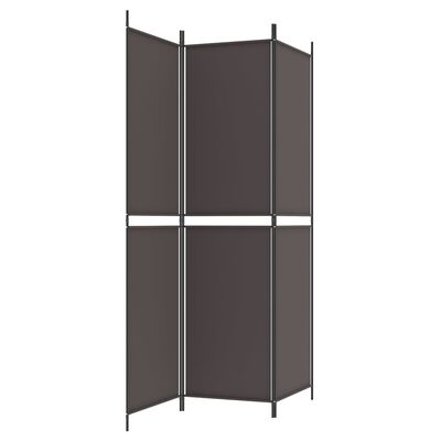 vidaXL 3-Panel Room Divider Brown 150x200 cm Fabric, brown vidaXL 3-Panel Room Divider Brown 150x200 cm Fabric