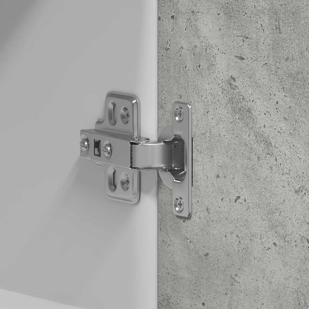 vidaXL Hanging Cabinet Concrete Grey 60x31x60 cm Engineered Wood