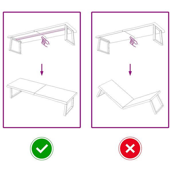 vidaXL Wall Shelf Light Brown 180x50x(2-4) cm Treated Solid Wood Oak