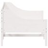 vidaXL Day Bed without Mattress White 90x200 cm Solid Wood Pine