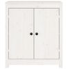 vidaXL Sideboard White 70x35x80 cm Solid Wood Pine
