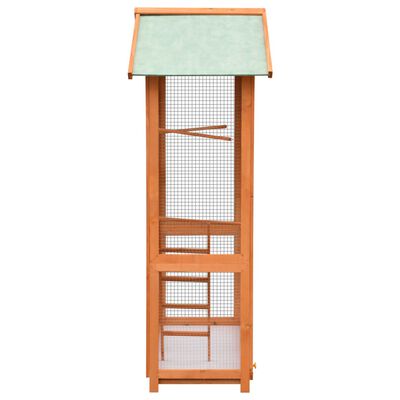 vidaXL Bird Cage Solid Pine & Fir Wood 125.5x59.5x164 cm,  vidaXL Bird Cage Solid Pine & Fir Wood 125.5x59.5x164 cm