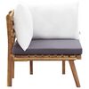 vidaXL 5 Piece Garden Lounge Set Solid Acacia Wood