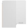 vidaXL Hanging Corner Cabinet Lyon White 57x57x60 cm Engineered Wood