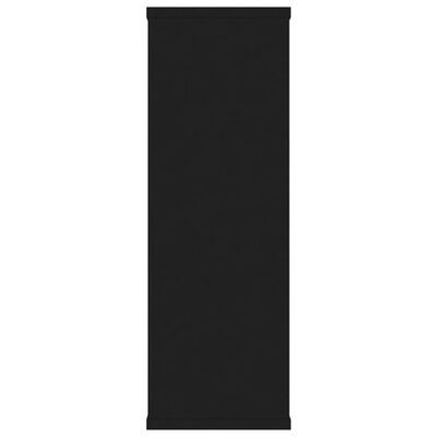 vidaXL Wall Shelf Black 104x20x58.5 cm Engineered Wood, black vidaXL Wall Shelf Black 104x20x58.5 cm Engineered Wood