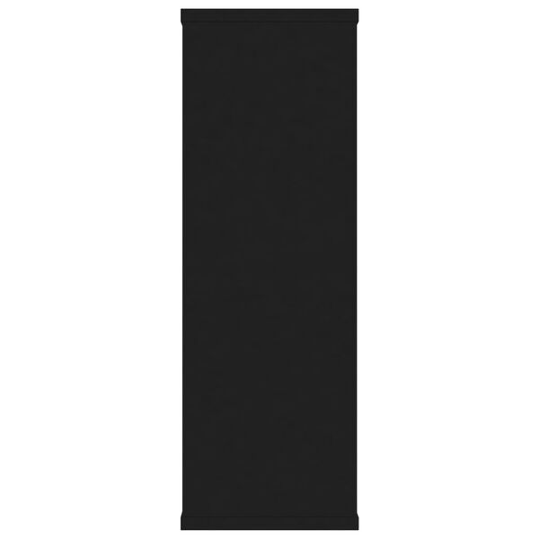 vidaXL Wall Shelf Black 104x20x58.5 cm Engineered Wood