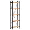 vidaXL 5-Tier Bookcase 60x30x180 cm Solid Reclaimed Wood