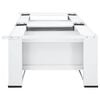 vidaXL Double Washing and Drying Machine Pedestal with Drawers White