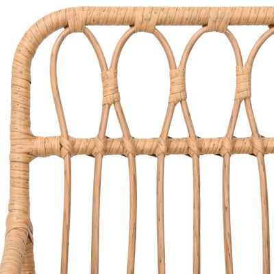 vidaXL Garden Chairs 2 pcs with Armrest 56x64x80 cm PE Rattan, brown vidaXL Garden Chairs 2 pcs with Armrest 56x64x80 cm PE Rattan
