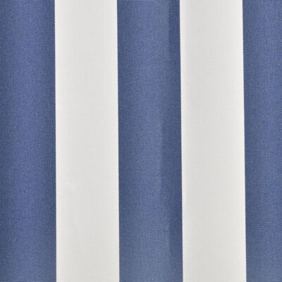 vidaXL Awning Top Sunshade Canvas Blue & White 4 x 3 m, blue and white vidaXL Awning Top Sunshade Canvas Blue & White 4 x 3 m