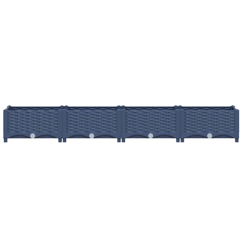 vidaXL Raised Bed 160x40x23 cm Polypropylene