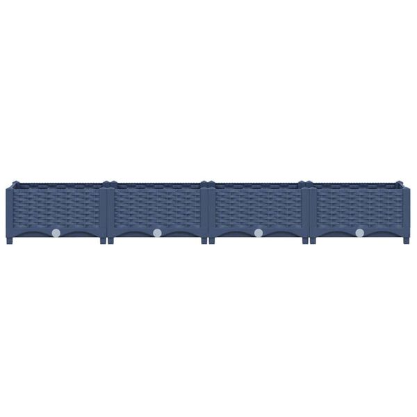 vidaXL Raised Bed 160x40x23 cm Polypropylene