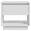 vidaXL Bedside Cabinet White 45x34x44 cm Engineered Wood