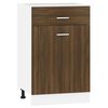 vidaXL Drawer Bottom Cabinet Lyon Brown Oak 50x46x81.5 cm Engineered Wood