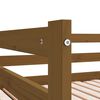 vidaXL Pull-out Day Bed without Mattress Honey Brown 2x(90x200)cm