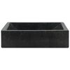 vidaXL Sink 45x30x12 cm Marble High Gloss Black