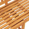 vidaXL 3-Seater Garden Bench with Table 150 cm Solid Teak Wood